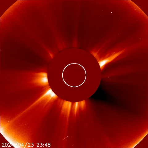 Image of solar wind