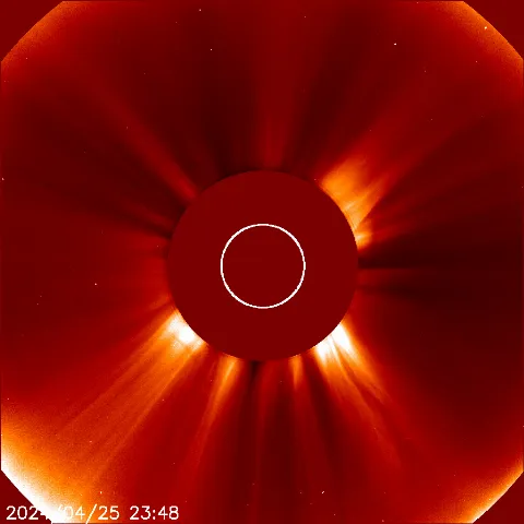 Image of solar wind