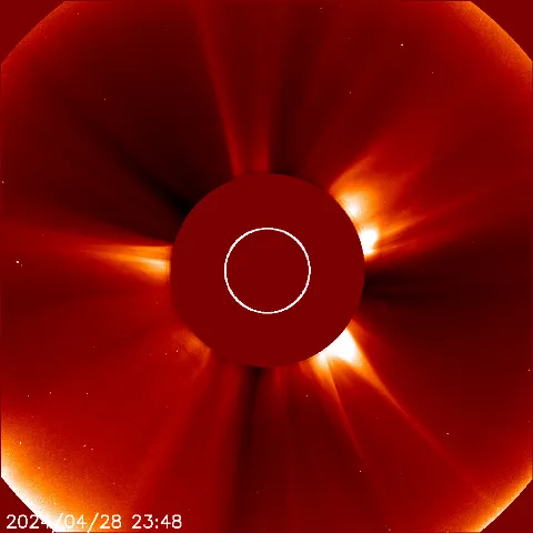 Image of solar wind