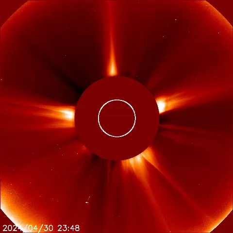 Image of solar wind