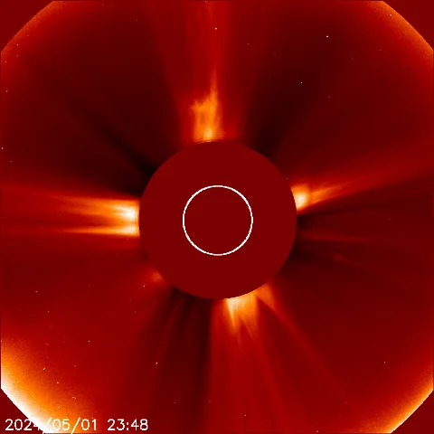 Image of solar wind