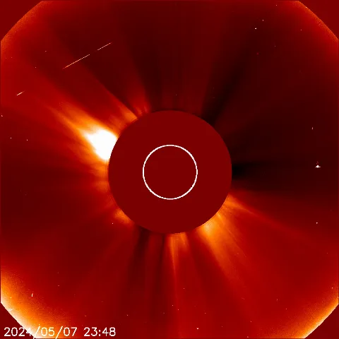 Image of solar wind