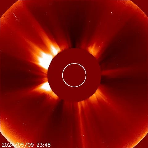 Image of solar wind