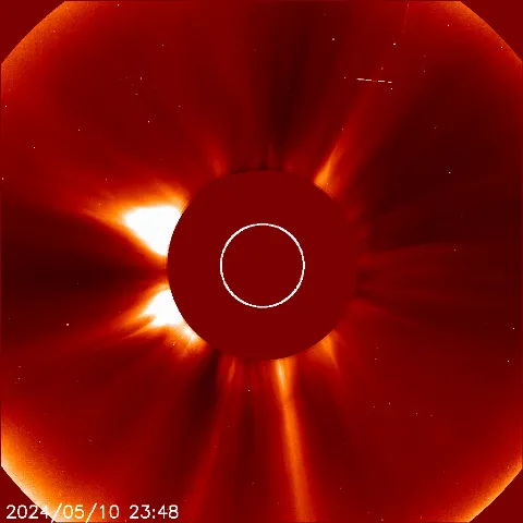 Image of solar wind