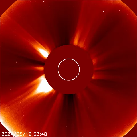 Image of solar wind