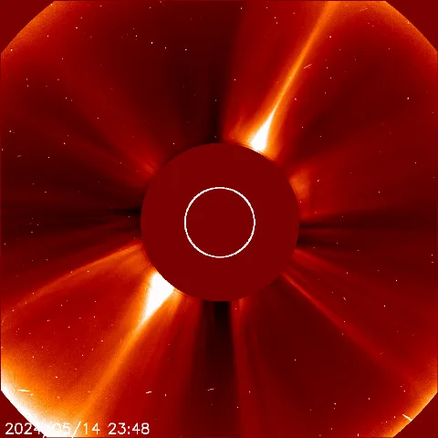 Image of solar wind