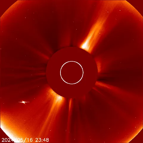 Image of solar wind