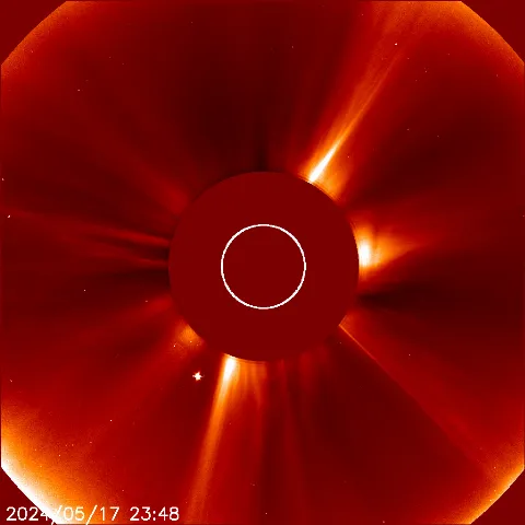 Image of solar wind