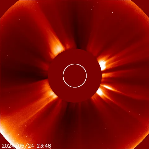 Image of solar wind