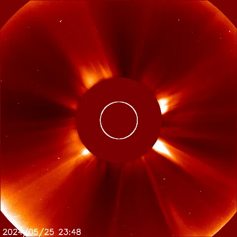 Image of solar wind