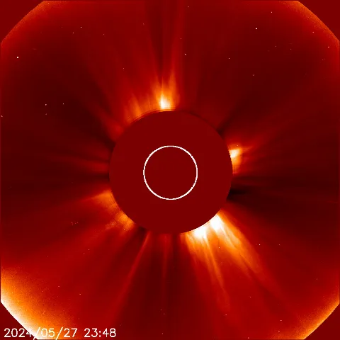 Image of solar wind