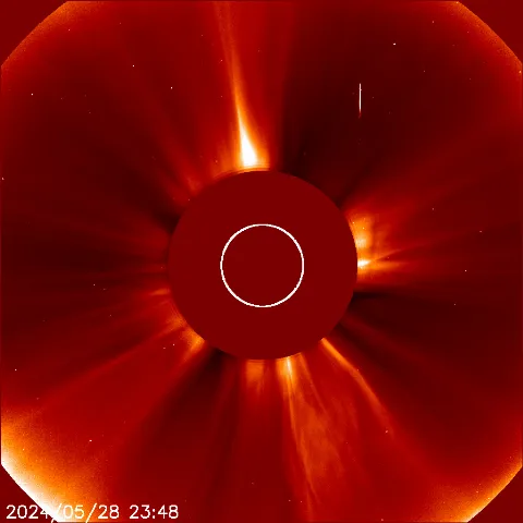 Image of solar wind