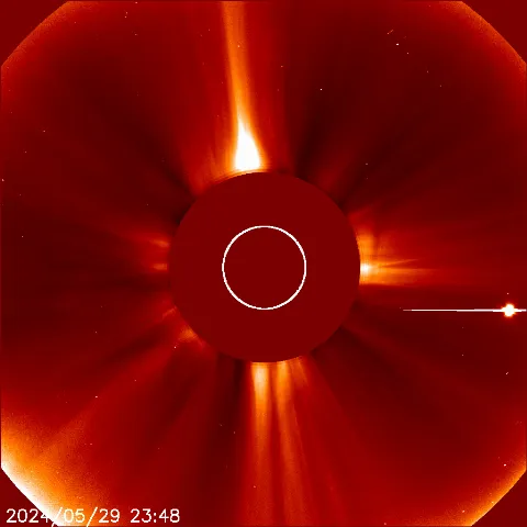 Image of solar wind