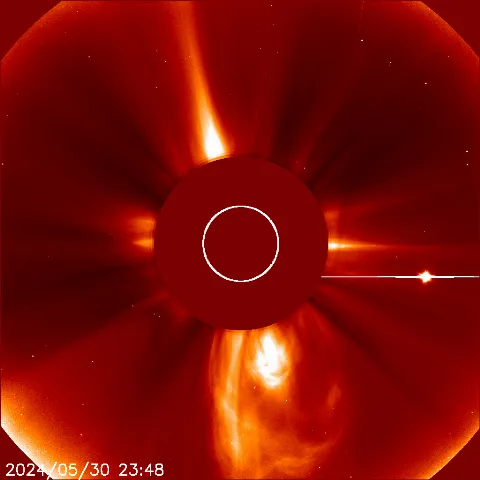 Image of solar wind