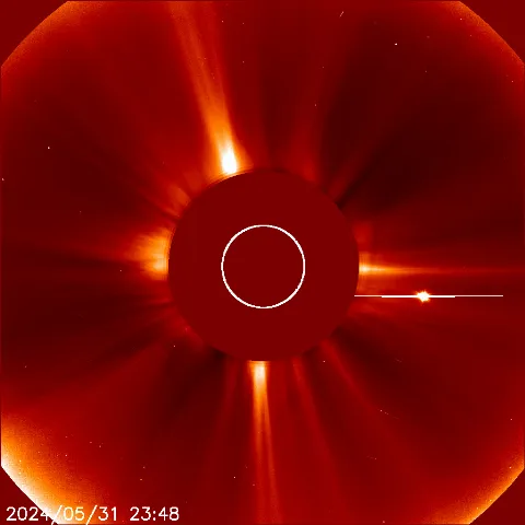 Image of solar wind