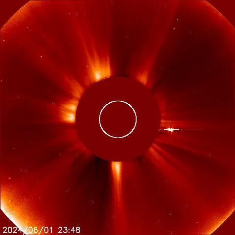 Image of solar wind