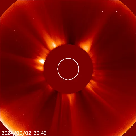 Image of solar wind