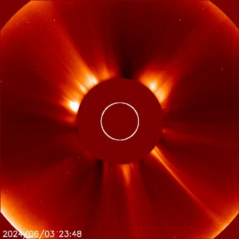 Image of solar wind