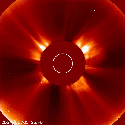 Image of solar wind