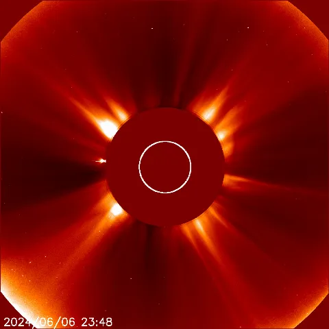 Image of solar wind