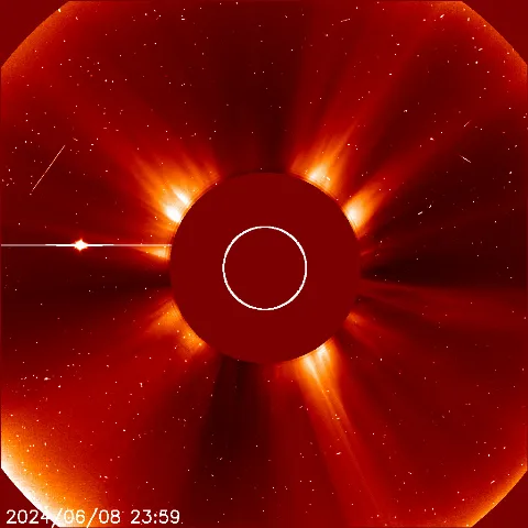 Image of solar wind