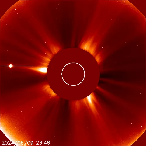 Image of solar wind