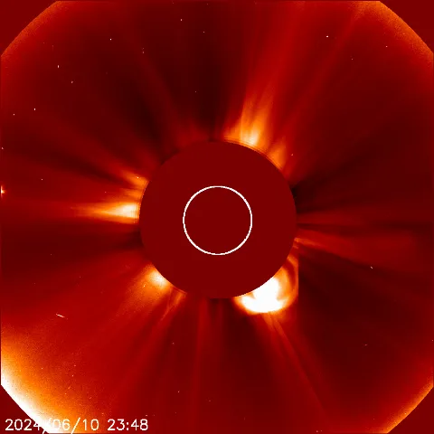 Image of solar wind