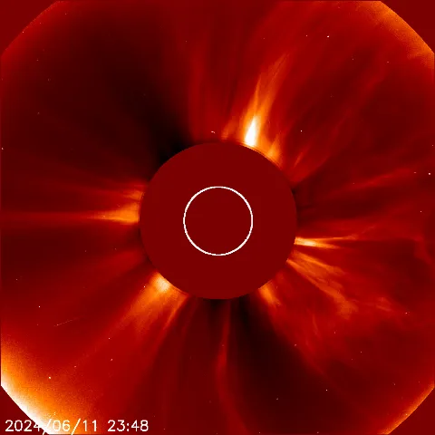 Image of solar wind