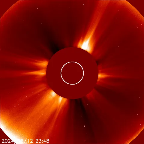 Image of solar wind