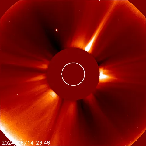 Image of solar wind