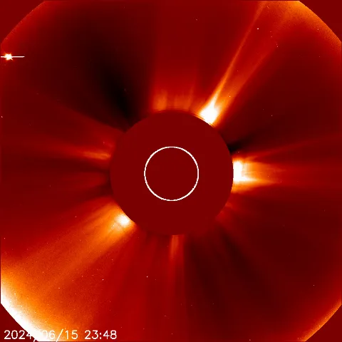 Image of solar wind