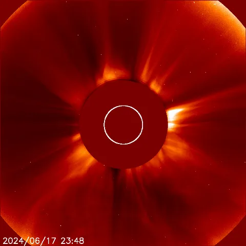 Image of solar wind