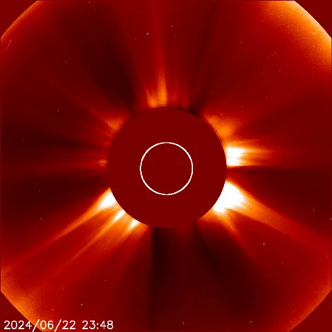 Image of solar wind