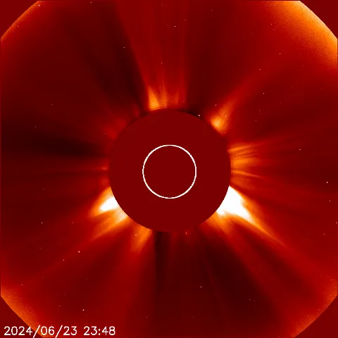 Image of solar wind