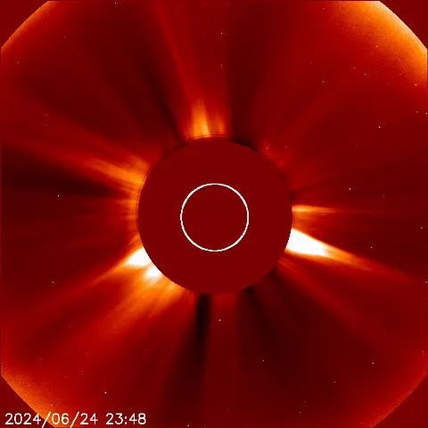 Image of solar wind