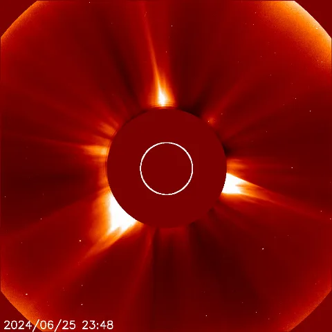 Image of solar wind