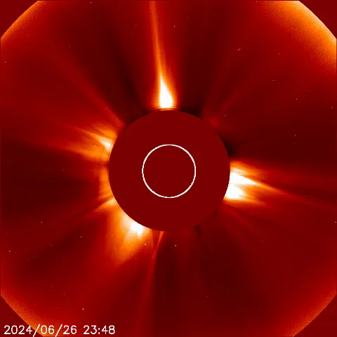 Image of solar wind