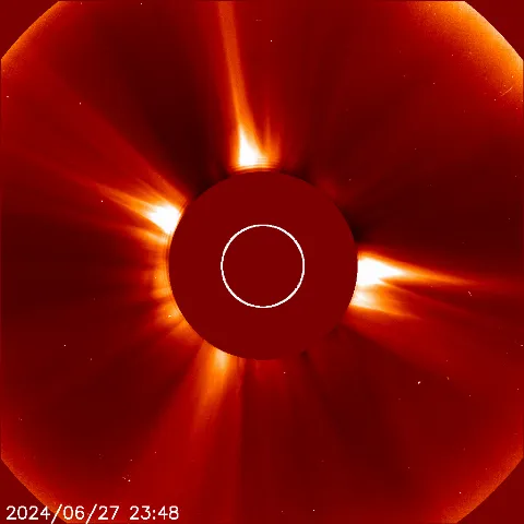 Image of solar wind