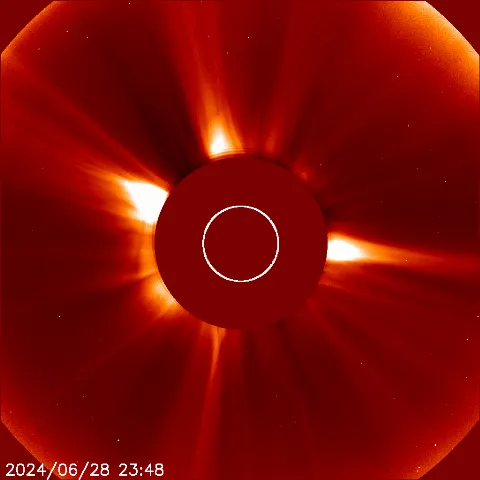 Image of solar wind