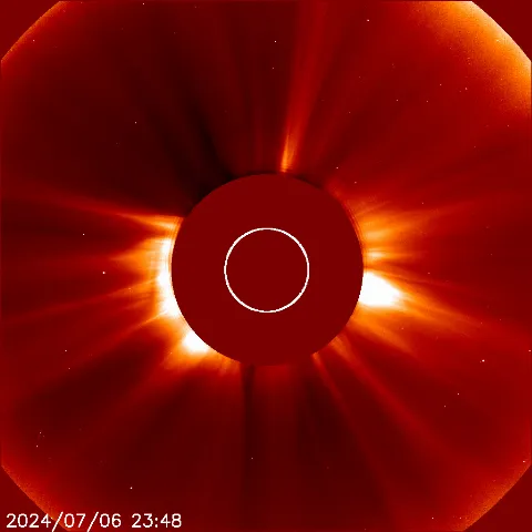 Image of solar wind