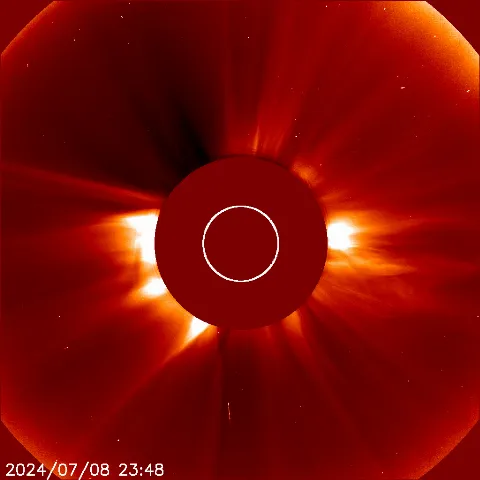 Image of solar wind