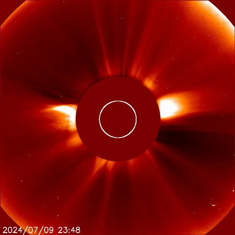 Image of solar wind