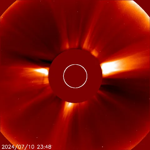 Image of solar wind