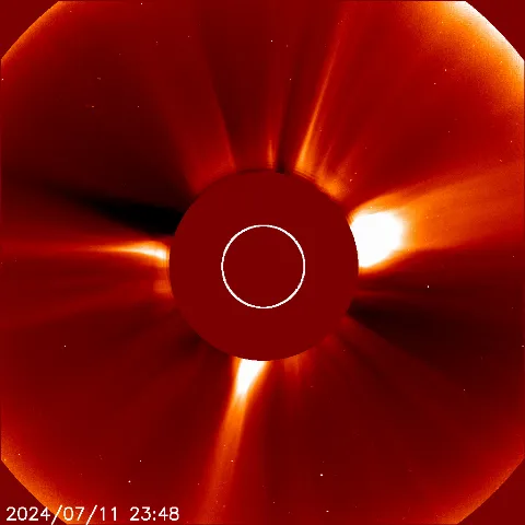 Image of solar wind