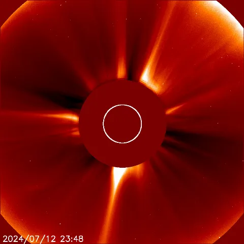 Image of solar wind