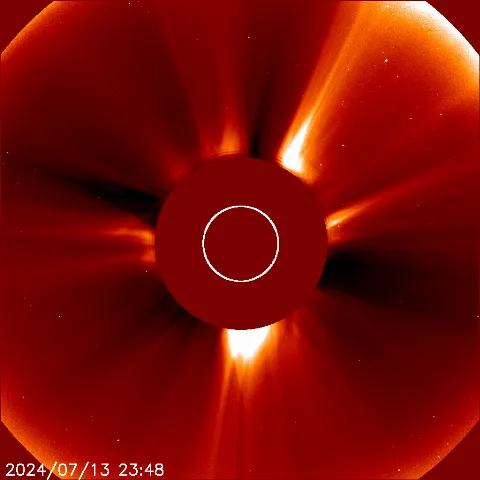 Image of solar wind