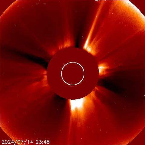 Image of solar wind