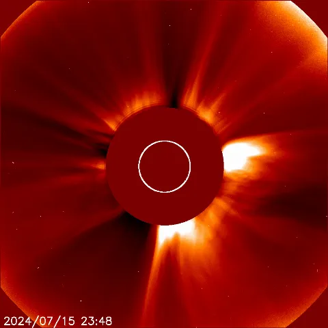 Image of solar wind