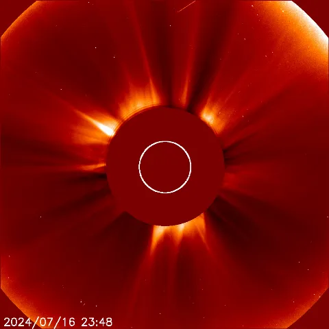 Image of solar wind