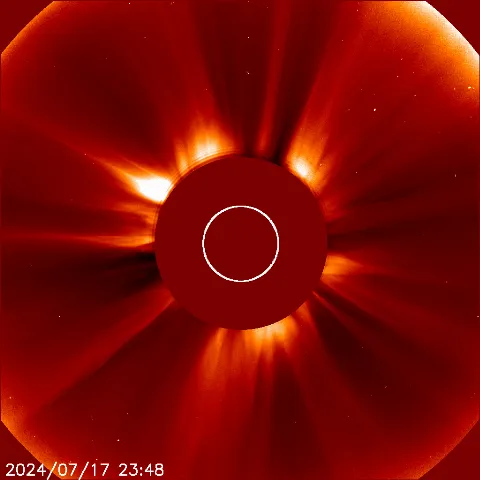 Image of solar wind